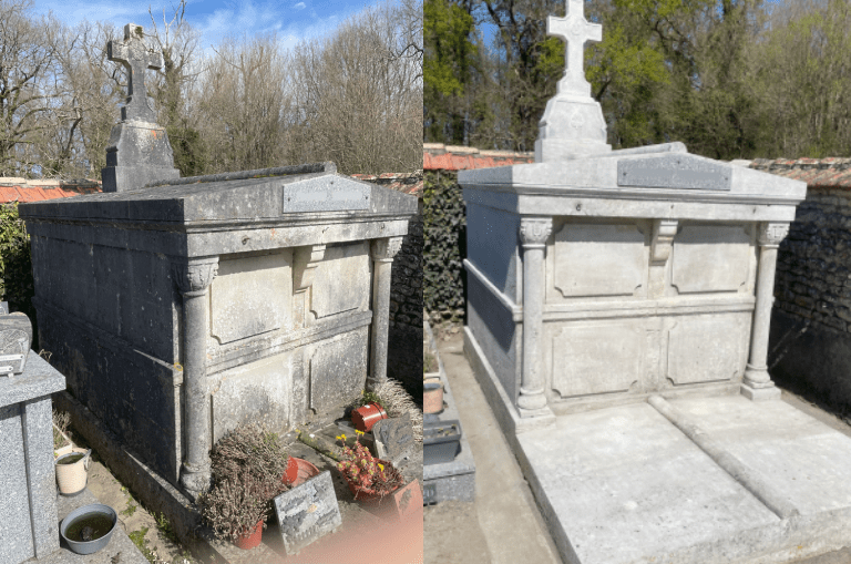 Le nettoyage et entretien du monument